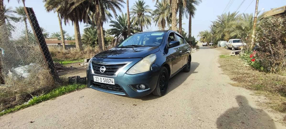 السلام عليكم
للبيع نيسان فيرسا وارد امريكي مواصفات SV 
ضرر ثلاث قطع موضح ضمن المنشور (سونار وفيديو)
محرك شرط وكير جديد السعر(79) وبيهة مجال
سنوية جدية لل2030 بأسمي
مكاني صلاح الدين/تكريت
للأتصال أو التواصل على واتس اب ***********
