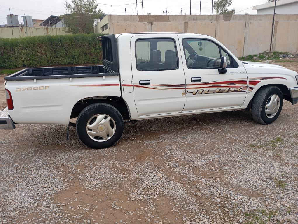 بيكاب 2003 
ماشي 190
محرك مامفتوح
ضرر مكان بارد أربيل, العراق


**إذا كنت صاحب هذا الإعلان وتريد حذفه لأي سبب، رجاءا أرسل رسالة إلى الدعم الفني**