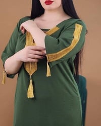 دشداشة طويلة • لينن إيطالي • مقاسات L/XL/XXL