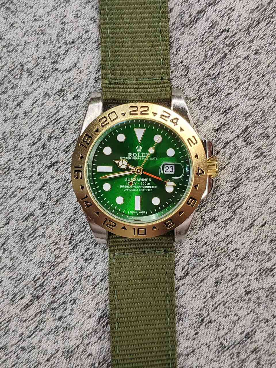 ساعة رولكس سبمارينر سبورت
رنگ متحرك و عرض تاريخ يومي
قفل مختم
السعر ٣٥ الف مكاني بغداد و موجود توصيل


**إذا كنت صاحب هذا الإعلان وتريد حذفه لأي سبب، رجاءا أرسل رسالة إلى الدعم الفني**