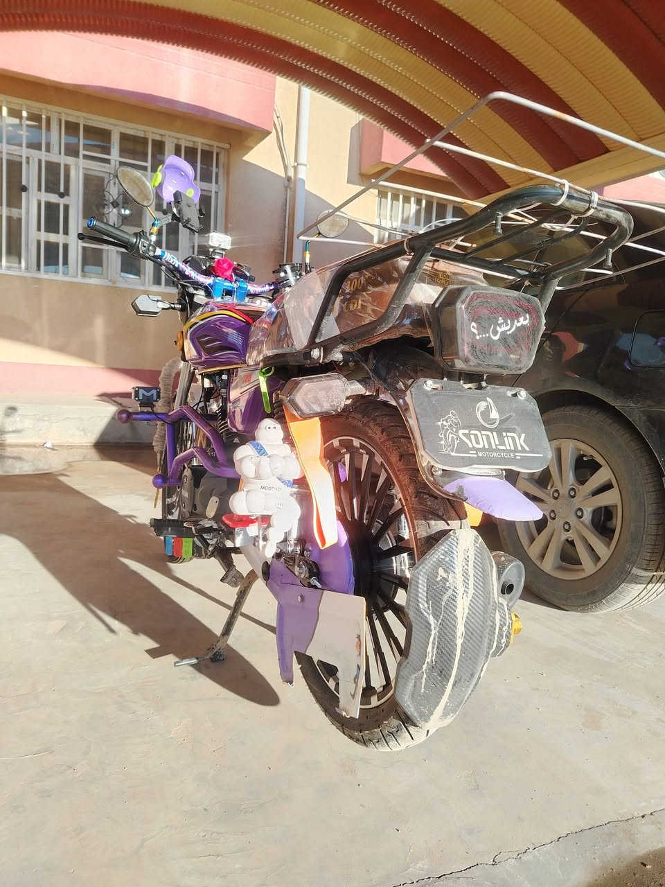 يالله.
سولنك موديل 25 محرك 200cc دراجه خير من الله مناقصها كلشي جاهزه ع اخر حبايه متحط عليها ربع والصور هيه تحجي عليها زنون ولايت بليل محد يوكف كدامها وعليها شوت صافره اصليه والباقي كدام عينك بس عوزها غسله مرتبه. سعرها 1150 وبيها مجال بيع فقط مكاني جزيره الخالديه 

***********
