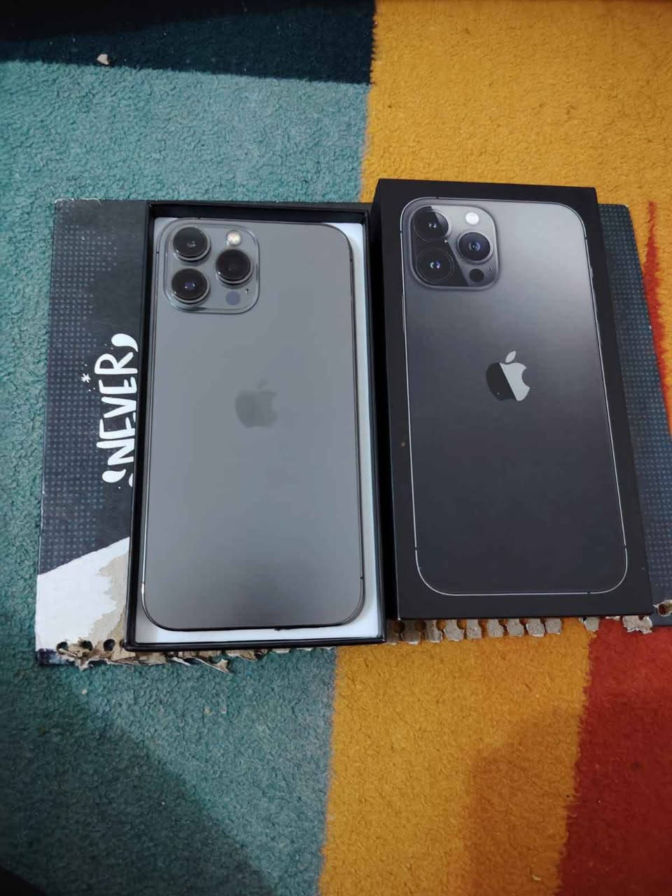 سلام عليكم أيفون 13 برو ماكس ￼ اللون مميز البحري ذاكرة 256 بطارية 89 بلادية الجهاز كله بلادي بحالة الوكالة فقط مبدل ضهر اصلي بل ليزر كفالة عامة  الفحص وين ما يعجبك كفالة عامة نظافة 100% 100 في الجهاز الجديد معنى كلمة ملحقات المكان الناصرية المركز***********
السعر 800وبي مجال قليل ناصرية, ذي قار
