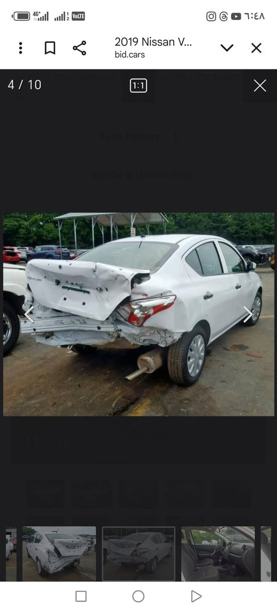 نيسان فيرسا وارد امريكي رقم بغداد بسمي مكانهه ديالى بعقوبه ضررهه واضح بالمنشور سعر 105 وبيهه مجال الي جنايهه يعرفهه تعال شوفهه وبيك خير وتدلل
***********
