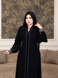 عباية • أسود فاحم • مقاسات M-3XL