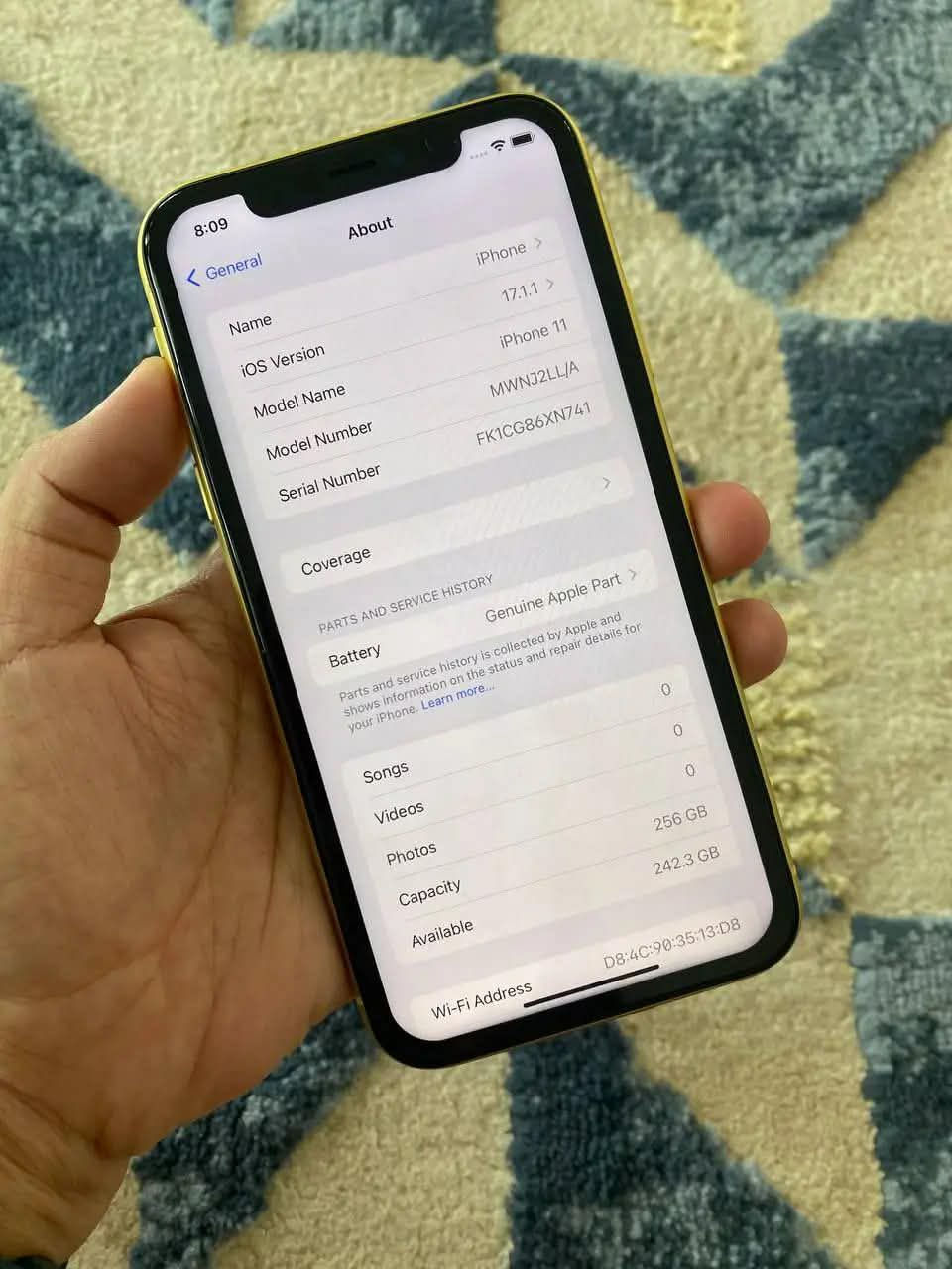 البيع ايفون ١١عدي مكفول لا مفتوح ولا شي بطريه71جهز  جديد كرتونه موجوده وغرضه كمله
مكاني بغداد مدينه هاذ رقمي واساب فقد ما جوب بل خاص***********سعر 200وبي مجال قليل
