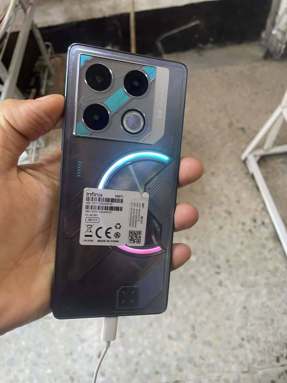 GT 20 PRO
مساحه 256
رام 18
لجهاز جبار بمعنا الكلمه 
بطاريه 5000
معاه كل اغراضو من كرتونه لشاحنة لسماعه كل اشي 
بيجي 120 افريم بكل سلاسة 
معاه شاحن 45واط 
للبدل على ايفون


**إذا كنت صاحب هذا الإعلان وتريد حذفه لأي سبب، رجاءا أرسل رسالة إلى الدعم الفني**
