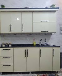 كاونتر المنيوم • سنك ستيل • ميز طعام 6كراسي