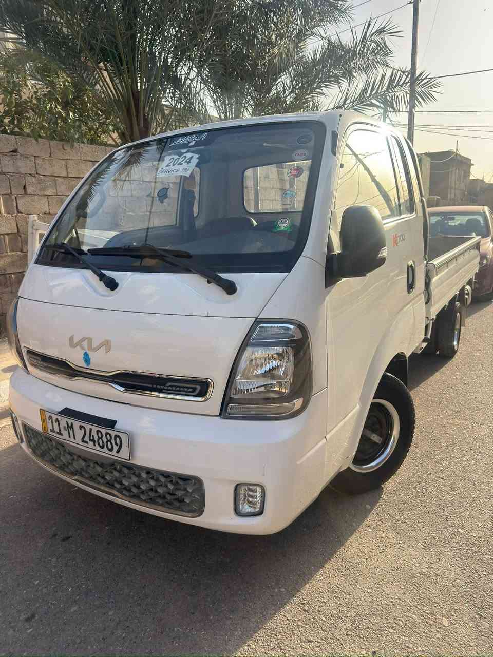 كيا حمل مديل 2024 رقم بغداد باسمي
#رقمي*********** 
باسمي شخصياً ماشيه 59 الف 
رقم بغداد ومكاني واسط صويره 
كفاله عامه السياره عدا بارد شويه بالربع 
كبر مكينه اكسل شاصي رقم شاصي مكينه تبريد كله مكفول وشرط السونار 
عدا البارد الي بالربع شعره ما بيها 
السعر 157 وبيها مجال للشراي
