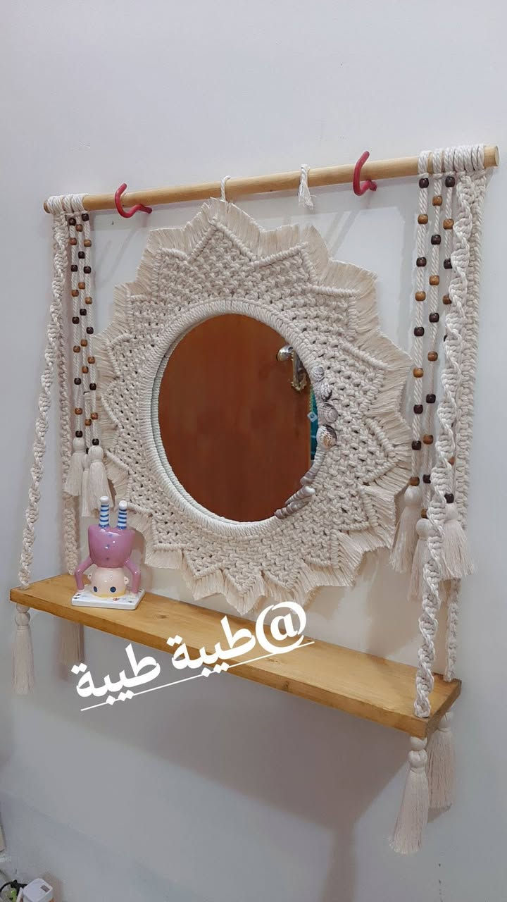 مجموعة من أعمالي بالمكرمية 🤍
أشتغل حسب الطلب وبالألوان والتفاصيل اللي تختاروها، حتى يطلع الشغل مناسب لذوقكم وديكوركم تماماً 🌿
متوفر تنفيذ مختلف التصاميم والمقاسات بكل حب وإتقان 💫 للطلب والاستفسار راسلوني واتساب *********** طــــــــــــــــيبة
