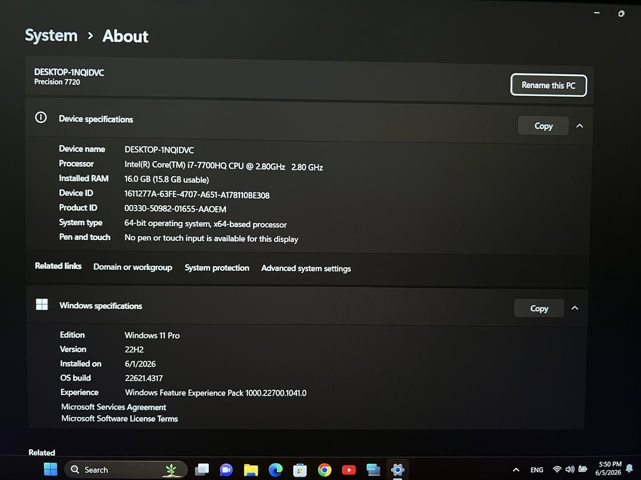 للمراوس
لابتوب DELL جيل السابع رام 16GB كارت شاشه خارجي 6 GB

نظيفه كلش تشغل جميع الالعاب صور المواصفات مع تشغيل بعض الالعاب 

مراوس ايباد ريد مجك او ايباد ابل M2 فما فوق 

للتواصل خاص او تعليق 

ادمن فدوه وافق


**إذا كنت صاحب هذا الإعلان وتريد حذفه لأي سبب، رجاءا أرسل رسالة إلى الدعم الفني**