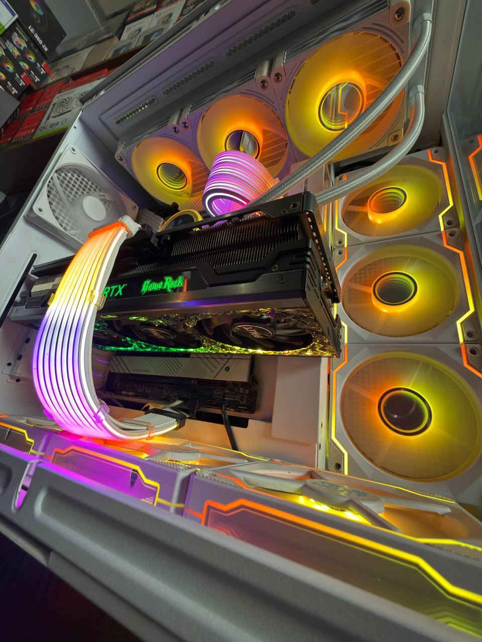 السلام عليكم RTX 4080 16GB
I9 14900K
RTX 4080 16GB PALIT GAMEROCK
Z790-A MAX MSI PRO 
32GB DDR5 GSKILL
NZXT H9 ELITE 
CUSTOM CABLES RGB
FSP 800W GOLD PCIE5
M.2 1TB LEXAR
SSD 4TB 

السعر 3,600,000 الف 

ما ابيع قطع 

عنوان بغداد الكراده 📌

رقم *********** 📞
