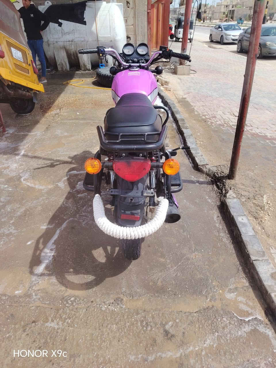 سلام عليكم دراجة دايوند نفخ للبيع موديل 2023 اوراق اصولي  محرك 200 سعر مليونين و100 بيها مجال مكان كربلاء الاتصال ***********
