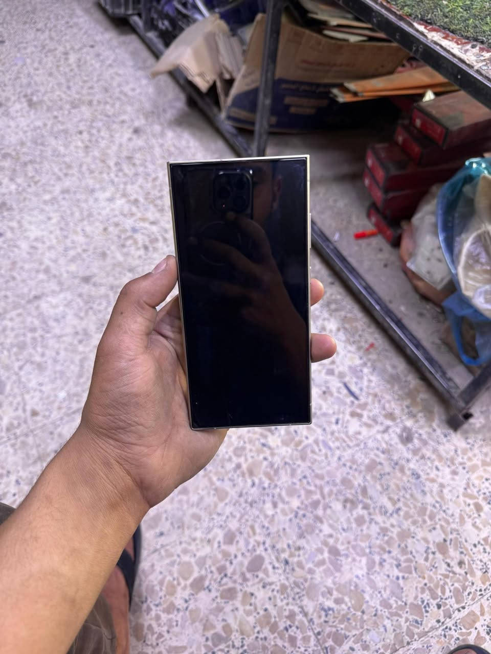 سلام عليكم للبيع Samsung s24 ultra الجهاز نضيف ومكفول من كل النواحي ذاكره 256 كارت الضمان الذهبي موجود حصراً شركة سامسونج
العنوان نجف كوفه شارع المعمل

*********** 

رقمي الثاني ***********

سلام عليكم للبيع Samsung s24 ultra الجهاز نضيف ومكفول من كل النواحي ذاكره 256 كارت الضمان الذهبي موجود حصراً شركة سامسونج
ما متواجد ما سنجر
