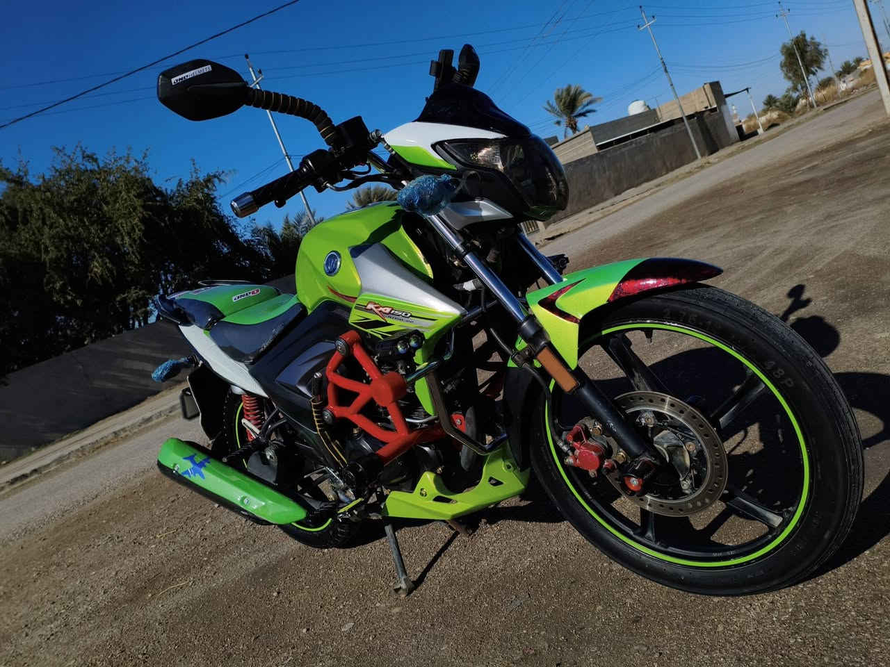 السلام عليكم للبيع دراجه هاوجي موديل 2019 مكمرك المحرك مكفول كهربائيات كلها شغاله ربع ما اتحط عليها السعر 12 ورقة وبيها مجال المكان الرمادي البعلي الجاسم قرب محطه الثانيه ألاستفسار ***********
