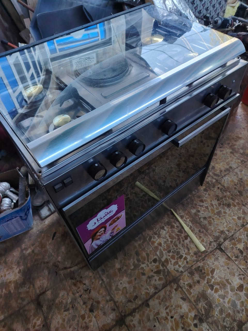 للبيع ستيل شغال  نار ممتازة امتياز ايطالي. عالفحص السعر ١٢٠ كربلا ***********
