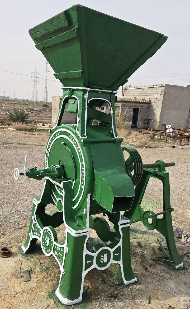 طاحونه حجريه انكليزي الاصلي
حجم ٣٠  كامله
مع حجر حلبي مستعمل قليل 
مع ماطور ٦٠ حصان 
للأستفسار الاتصال على الارقام
***********
*********** واتساب
*********** واتساب

العنوان / محافظه واسط / قضاء النعمانيه / مقابل مجلس بلدي وجامع الحاج جلال الكناني*
@إشارة
