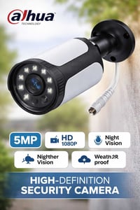 كامرة دهوا 5ميكا • تركيب وصيانة • ابي غرق شارع المكاتب