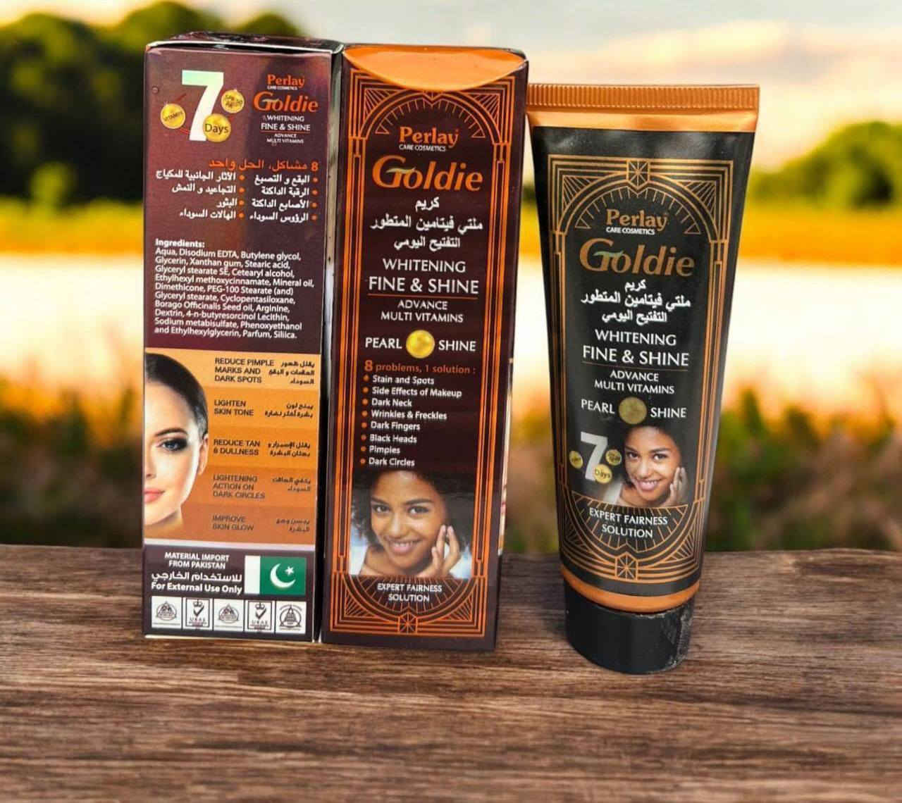 باكيج بارلي (Perlay Goldie) الذهبي المتكامل للعناية بالبشرة والجسم! ✨🌸

​الباكيج يحتوي على 4 منتجات:

1️⃣ كريم معالجة تشققات وتفتيح القدمين 👣

2️⃣ كريم إزالة الكلف والنمش وتوحيد لون البشرة 👩‍⚕️

3️⃣ قناع الفحم الأسود لتنظيف الرؤوس السوداء 🖤

4️⃣ رول أون بارلي لحماية ورائحة تجنن 🌸

​🔥 سعر الباكيج كامل (4 منتجات): 10 آلاف دينار فقط! 🔥

🛍️ (سعر القطعة المفردة خارج العرض: 3,000 دينار).

​🚚 التوصيل متوفر لجميع محافظات العراق.

📥 للحجز أرسلي اسمج وعنوانج ورقمج على الخاص والرد فوري!"


**إذا كنت صاحب هذا الإعلان وتريد حذفه لأي سبب، رجاءا أرسل رسالة إلى الدعم الفني**
