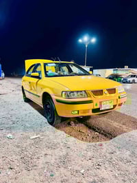 سمند 2012  بيها بنيد مبدل وجاملغ خلفي مصبوغ مكان السياره بغداد  الامين...