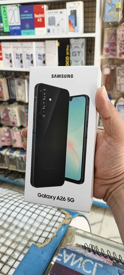 اي26 5جي جديد ضمان وطني ذاكره 256  
ابيع جوه سوق 300 قفل 
السماوه .شارع باتا .مركز تاج فون 
مقابل مجمع نخله.مجاور صيدلية النصر
*********** السماوا, المثنى
