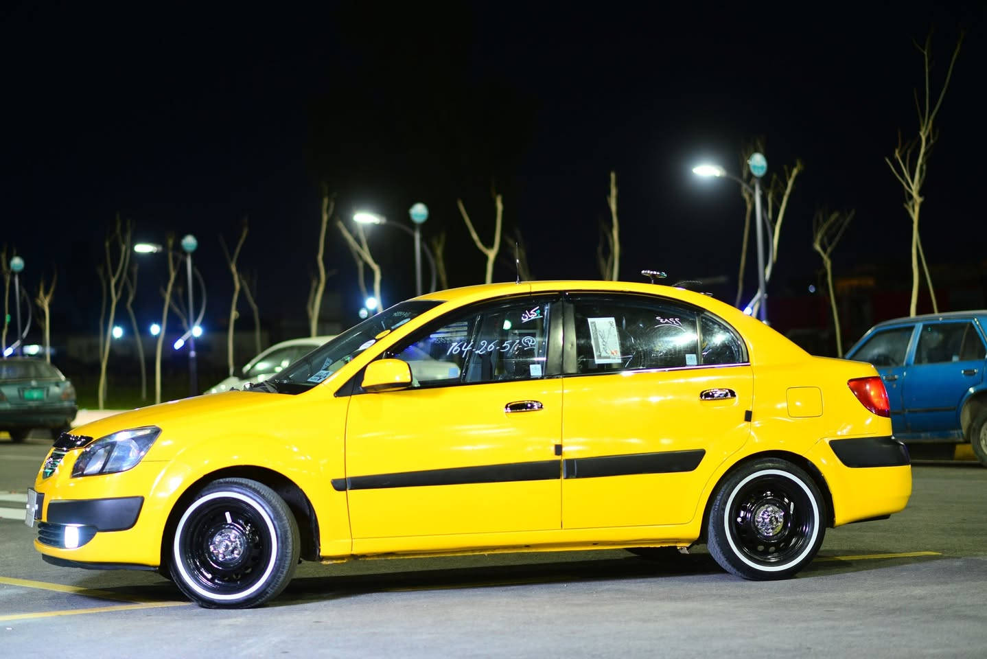 السلام عليكم.. كيا ريو موديل 2008 .هيئه ومرور صفر..كابون بانزين بيها..الشرعي بالموصل.. سنويه 2027..ضررها بالدوسه شبر.. السياره كودها واحد... السعر 88 ورقه بيها مجال شي قليل
التواصل على الرقم 
***********
***********
