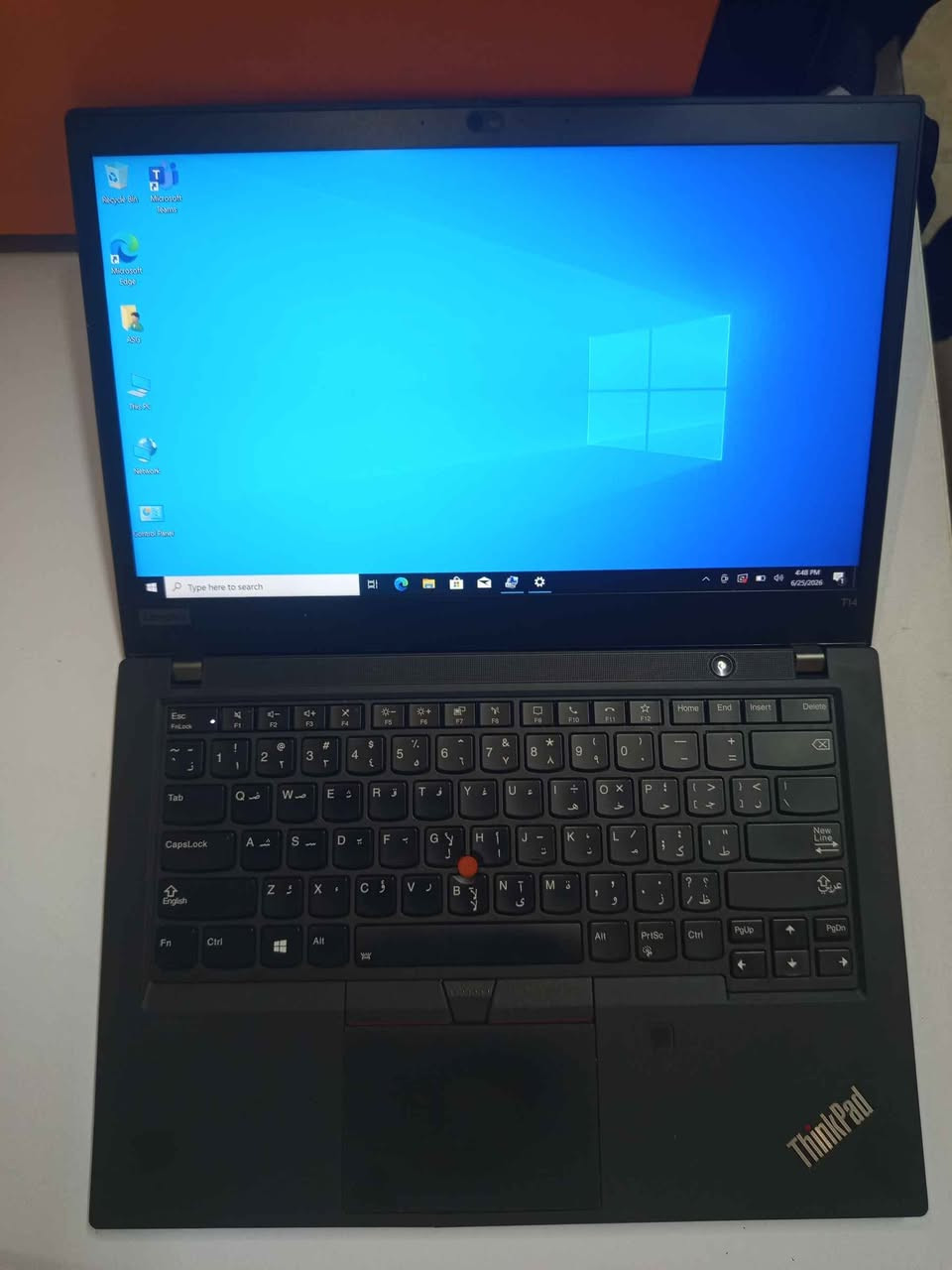 💻 Lenovo ThinkPad T14

🔹 Processor: Intel Core i5 10th Gen
Touchscreen 
🔹 Memory: 8GB / 16GB DDR4
🔹 Storage: SSD NVMe 256GB / 512GB / 1TB
🔹 Display: 14" FHD IPS (1920×1080)
🔹 Graphics: Intel UHD Graphics
🔹 Connectivity: Wi-Fi 6, Bluetooth 5.1, Gigabit LAN
🔹 Ports: USB-C (Thunderbolt 3), USB 3.2, HDMI, RJ-45, microSD
🔹 OS: Windows 10 Pro / Windows 11
🔹 Weight: Approx. 1.5 kg

✅ Ideal for Business, Office, Networking, Study & Daily Use
010 14524898 
01080062089/phone 📱 القاهرة, مصر


**إذا كنت صاحب هذا الإعلان وتريد حذفه لأي سبب، رجاءا أرسل رسالة إلى الدعم الفني**