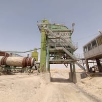 معمل أسفلت ماريني • الرمادي الأنبار • فارشة فوگل 8,5