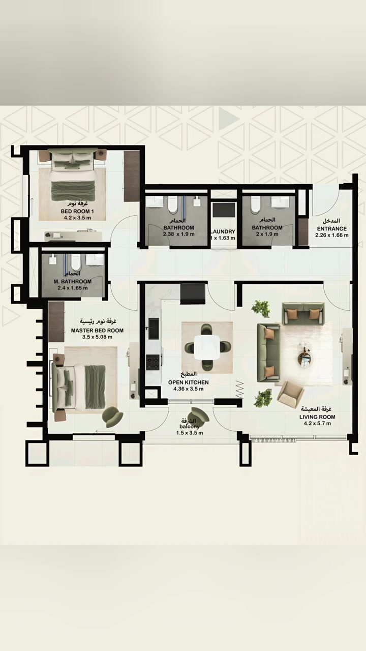 شقه في مجمع البروج السكني على مطار بغداد الدولي

داخل ابراج ريفيرا باطلاله داخليه طابق الخامس

بمقدمة ٥٤ مليون
واقساط شهريه ١،٩٠٠،٠٠ د.ع
ودفعات سنويه ١٩،٠٠٠،٠٠٠ د.ع

للاستفسار اكثر #ميس_الامير
***********
