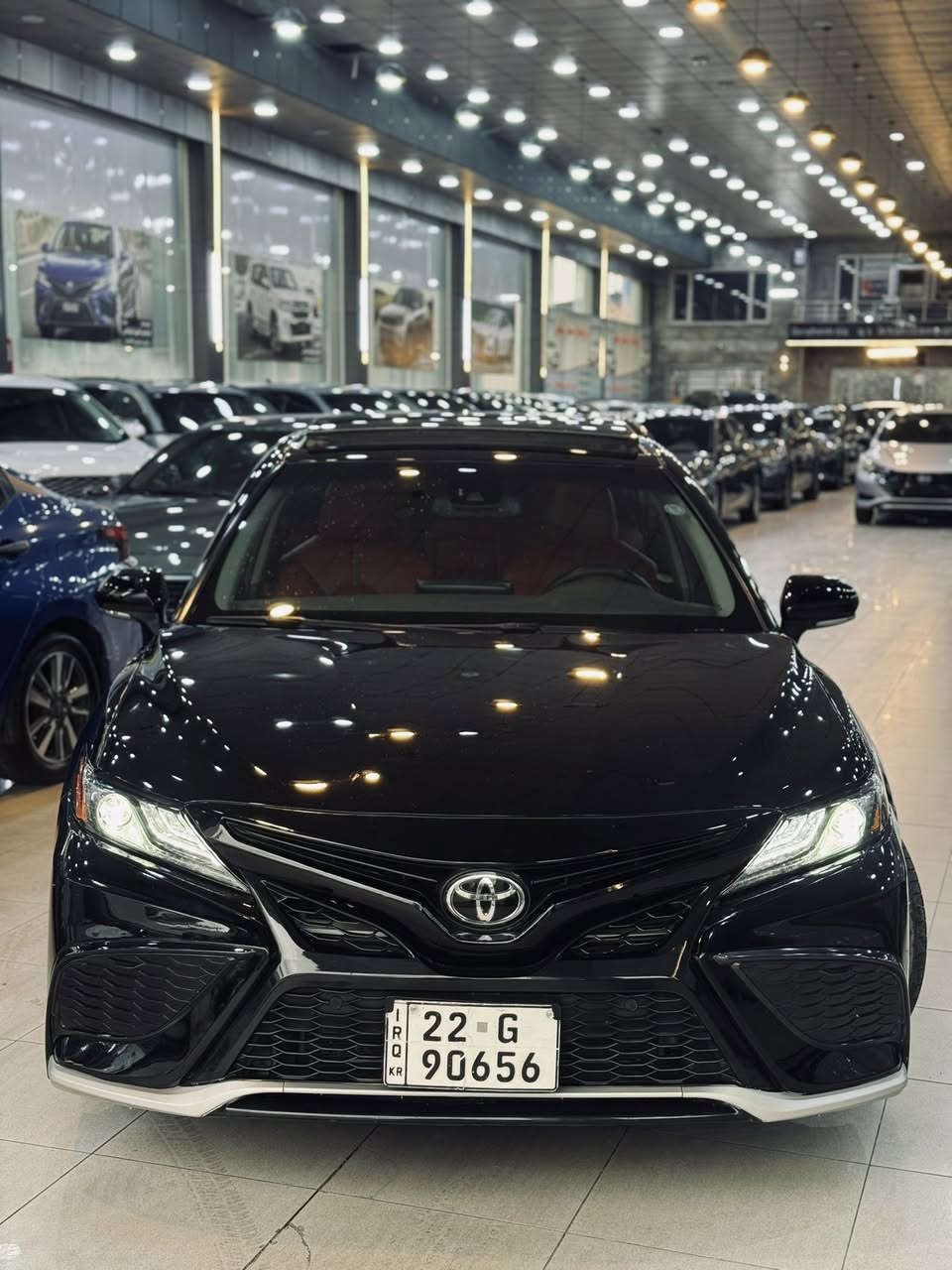 TOYOTA CAMRY 2022 XSE
فول فول موسفات

***********
بانوارما
بسمة
كشين كهرباء
وايرليس جارج
كشين هيتر
لايت ليد
تشغيل عن بعد
شاشة كبير
ضرر بابين هيلال جاملخ خلفي ارباك فقط برده بجم كبس
عينوان إربيل معرض ابراهيم ناميق شيخاني 
سعر ٢٢٨ مجال
***********
