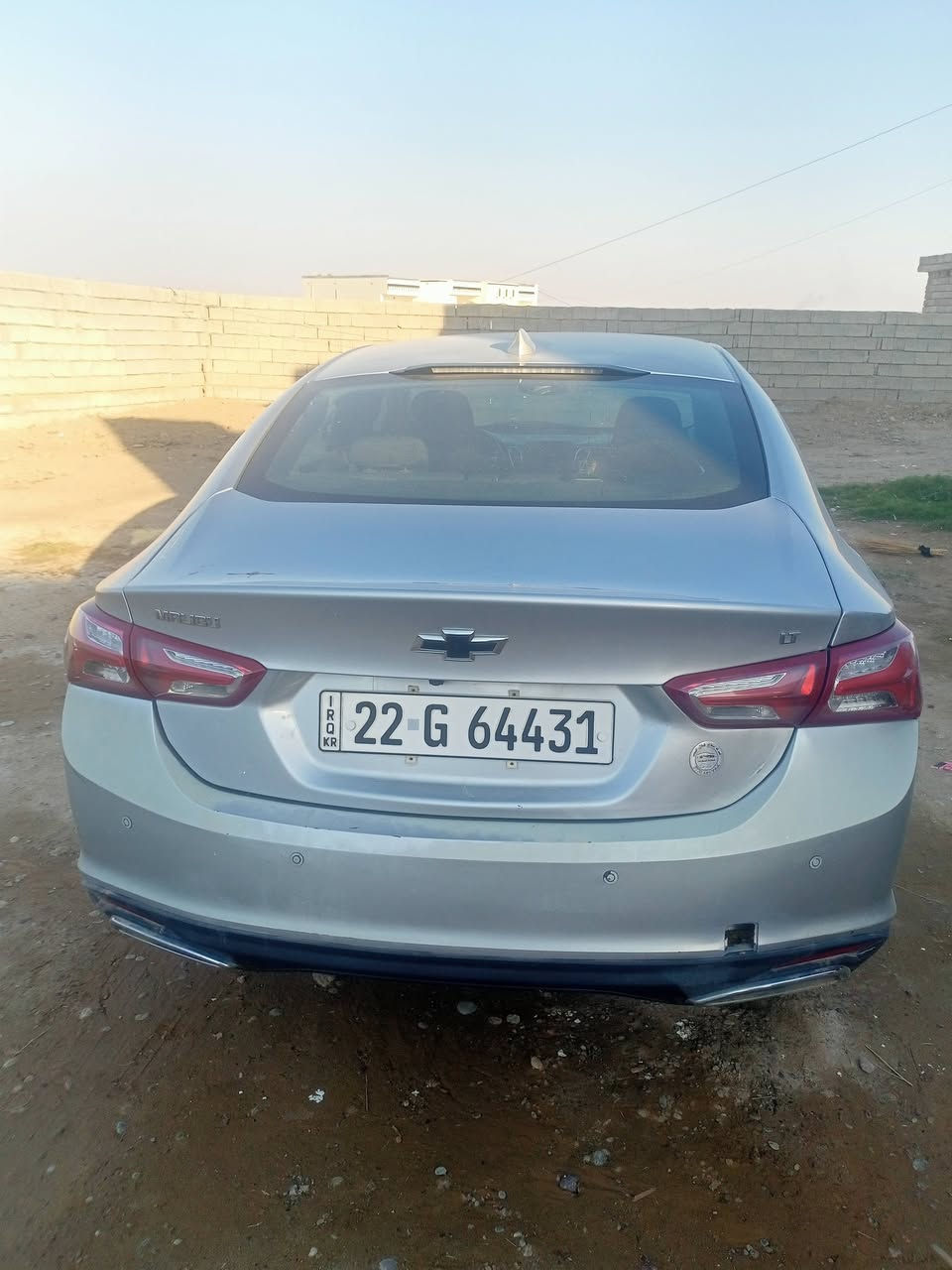 السلام عليكم ماليبو 2020 LT رقم أربيل السعر 105 وبيها مجال ***********
