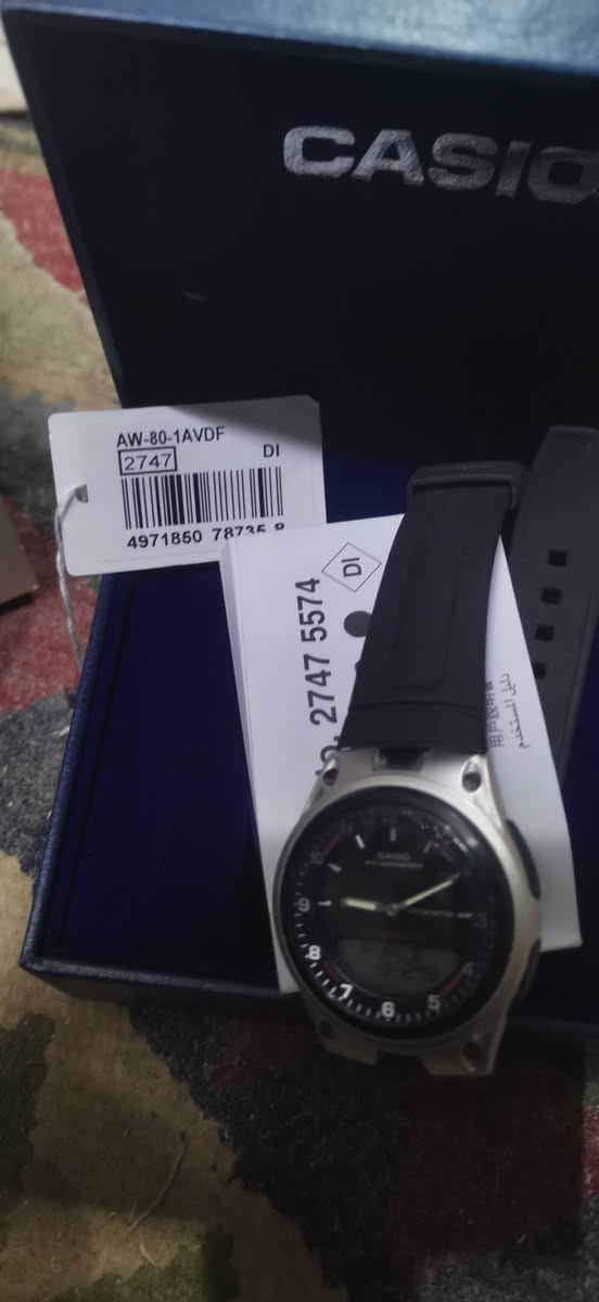 ساعة كاسيو دبل تايم وكالة باركود ورقم تسلسلي وكتلوك علبتها الاصليه ملبوسه شهر واحد بس ٦٥ الف


**إذا كنت صاحب هذا الإعلان وتريد حذفه لأي سبب، رجاءا أرسل رسالة إلى الدعم الفني**