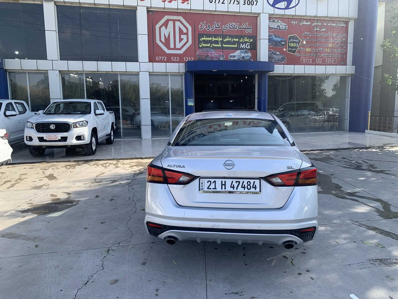 سلام و علیکم 

2023 SL
فول مواسفات 
ماشی ٥٧ الف
محرک ٢.٥ مرغوب
بدون فورویل 
رقم سلیمانیە باسمی 
سونر رقم شاسی موجودە بانشر 
بدون صبخ مکانین بارد
بجم کلشی بیلادی ارباک ستیرن سیستم 
بدون ای نقص 
عنوان قضاء کلار 
سعر ١٨٢ بیمجال 
***********
