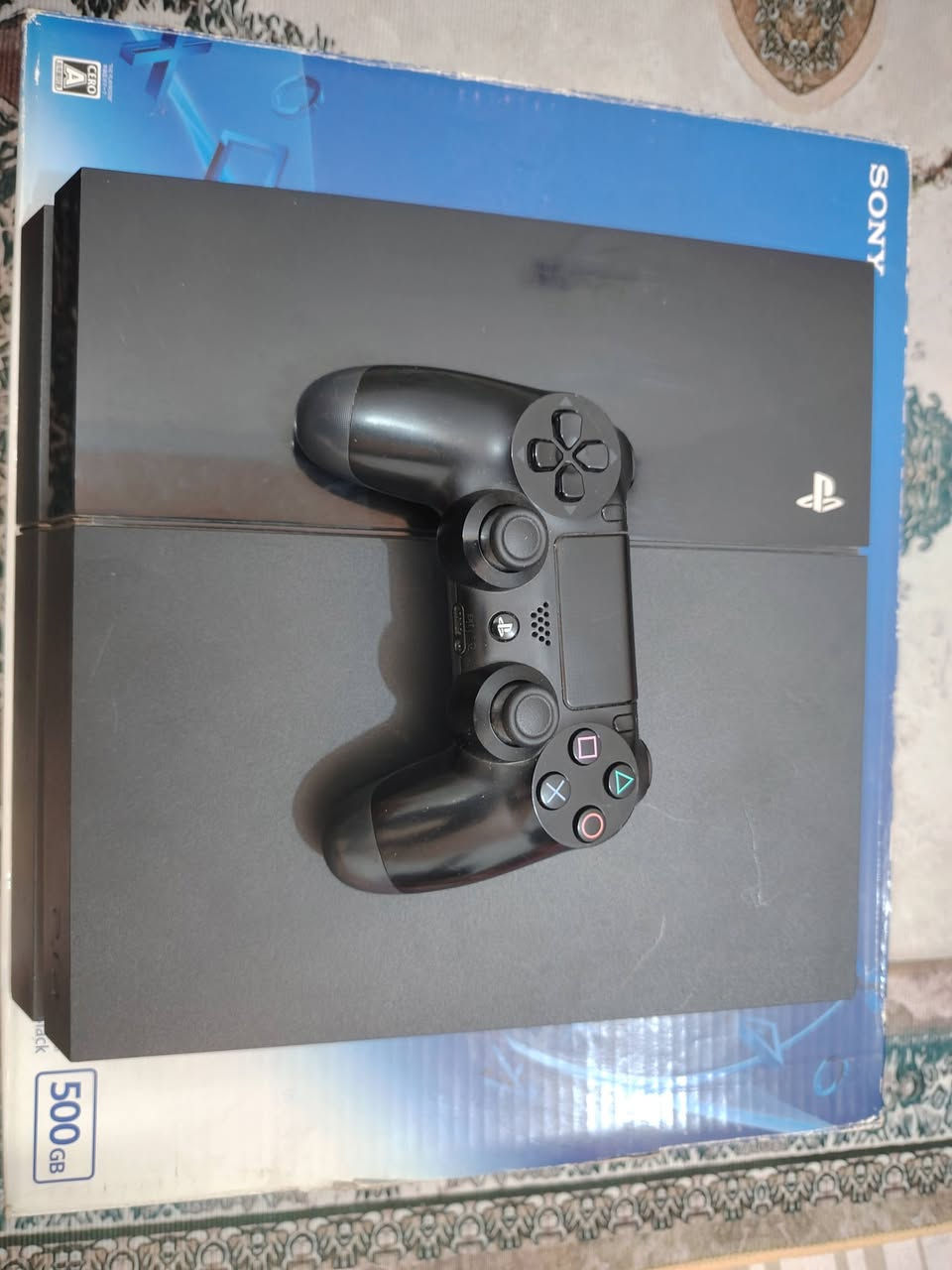 سلام عليكم  بلي فور فات مهكر تهكير قرص نضام 12.52   نضيف جدا (ما مفتوح) جوستك اصلي معه جميع ملحقاته سعر 200 وبيه مجال العنوان ذي قار مركز رقم الهاتف ***********
