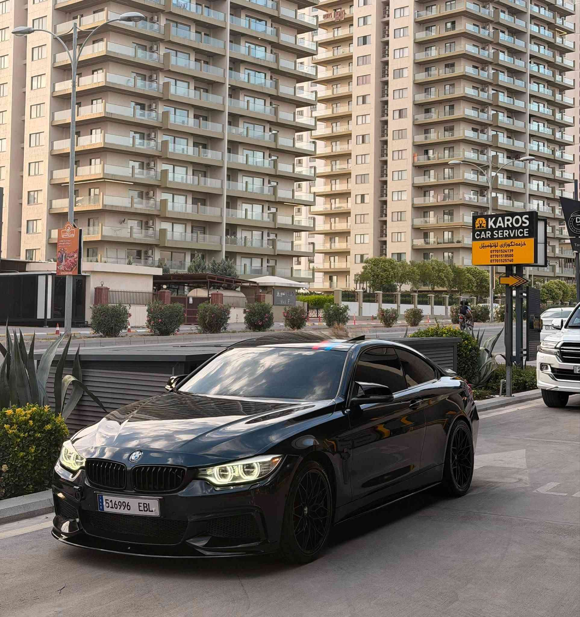 السلام عليكم حبايبي
2016, 
430i 

حجم 430i 

محرك 2000تون تيربو

  سعر  ١٦٦ مجال بسيط 

بونيت صبغ   و باب  شبر  صبخ بعد  مكفول من صبغ 

كفالة لغد شاصي
بدون ارباك 

كفاله كير محرك 
ماشيه  ١٥٠
محدث M
المواصفات
1/1  فوول فوول 
داخل كريمى 

بصمه
فتحة
رادار
ستيرن M
شاشة كبير
ماوس كبير 

كاميرا 360

تحكمات ستيرن

كشنات جلد

كشنات كهرباء خزن

مري كهرباء

مري قلاب R

ابواب بصمة

لايت داينمك اوتو

ويل BMW اصلي

سستم سماعات harmand 

شاشة اعطال

حساسات خلفي امامي

ماسحات اوتو

تركشن تزحلق

انظمة قيادة عدد5

شفتات ستيرن

مكان جمجمال  سليمانيه ***********
