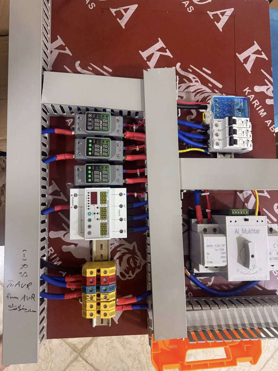تم ولله الحمد  اعادة عمل بورد بيت الاخ محمد في منطقة العامرية
وربط رافع فولتية 
واستخدام جميل وسائل الحماية والامان 
واعادة توزيع الاحمال من داخل المنزل 
مهندس مهند 
تاسيسات كهربائية بوردات عادي و ats
عمل منظومات ايرث 
عمل بوردات للسيارات الشحن tesla and plug in 
مهندس مهند 
مهندس كهرباء
ووكيل شبكة النجوم الرابعة


**إذا كنت صاحب هذا الإعلان وتريد حذفه لأي سبب، رجاءا أرسل رسالة إلى الدعم الفني**