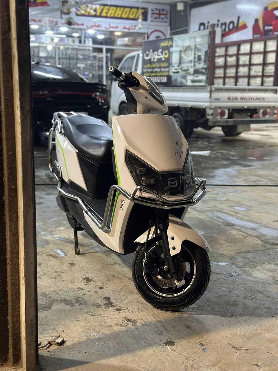 سلام عليكم دراجه شحن للبيع..سرعتها 70 حقيقي..الشحنه الوحده تمشيك 45 كيلو تقريبا. مكاني بابل سعر واستفسار خاص..


**إذا كنت صاحب هذا الإعلان وتريد حذفه لأي سبب، رجاءا أرسل رسالة إلى الدعم الفني**