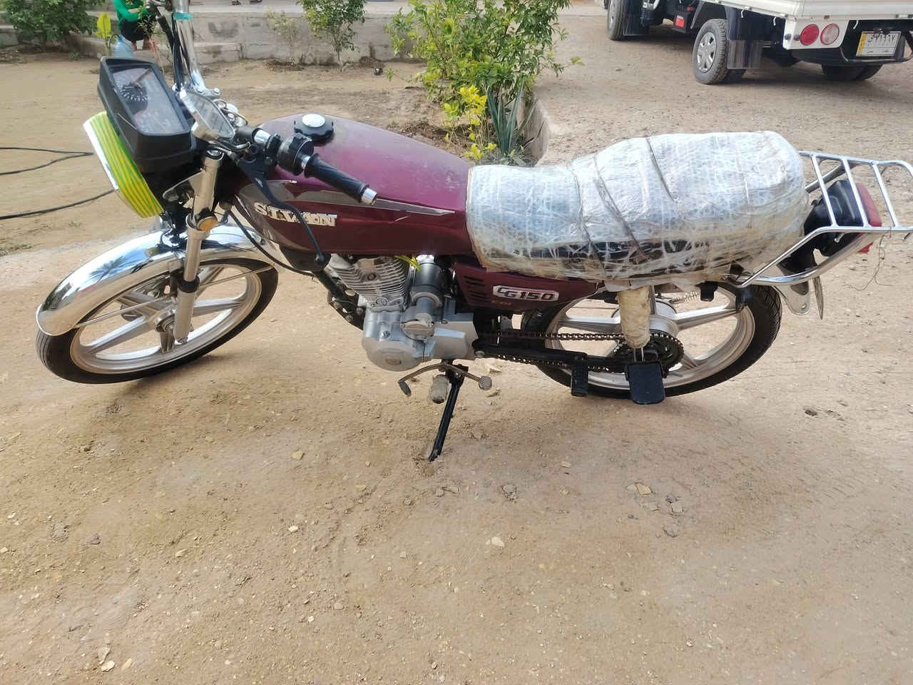 السلام عليكم شباب يراني 5 كير كرهبايات كله شغاله محرك فول دراجه جاهزه اوراق مابيه السعر 500 قفل لو مو شراي لا يتصل لستفسار ***********
