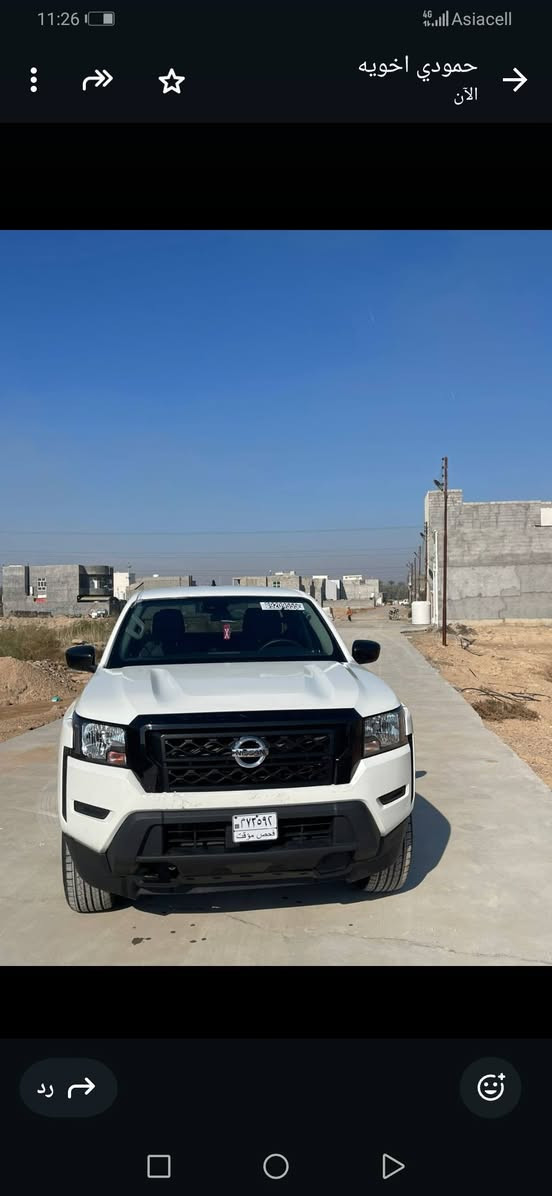 سلام عليكم نيسان فونتير البيع موديل ٢٠٢٤ رقم فحص دخول جديد قطعه وحده صبغ بنيد فقط والباقي كفاله سعر سياره ١٨٥ وبيها شي بصيط *********** اياد الزهيري
