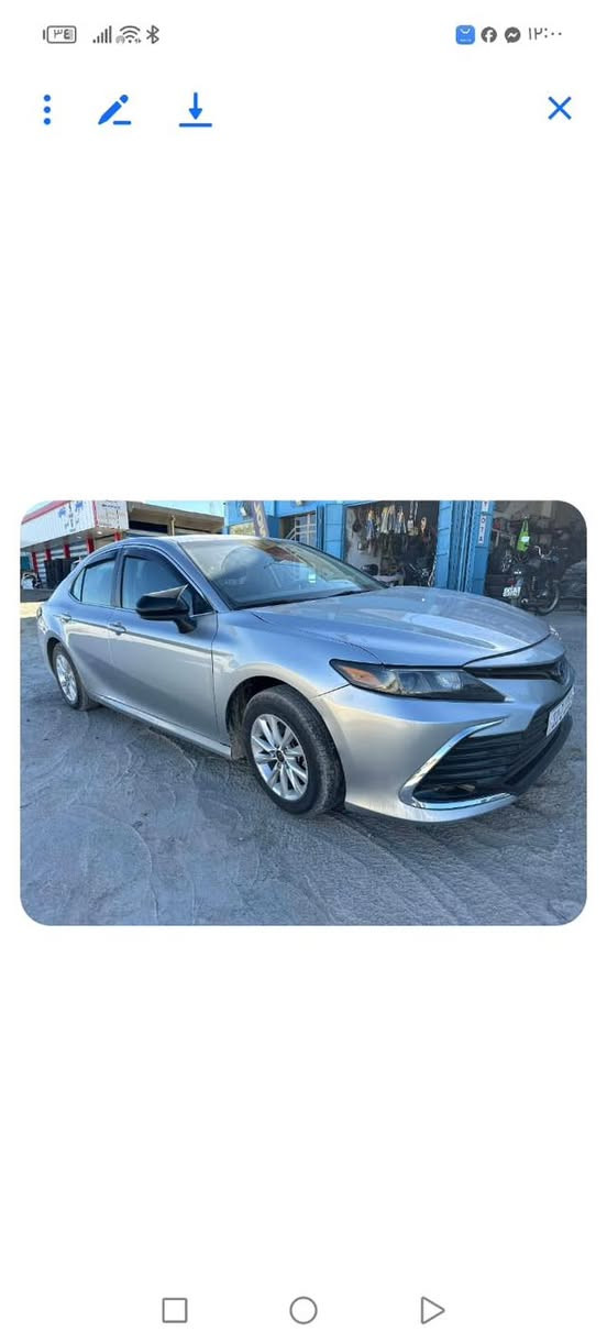 كامري Le هايبرد سياره جاهزه بيها قطعتين رقم بغداد بصمه السعر 183 وبيها مجال الاتصال ***********
