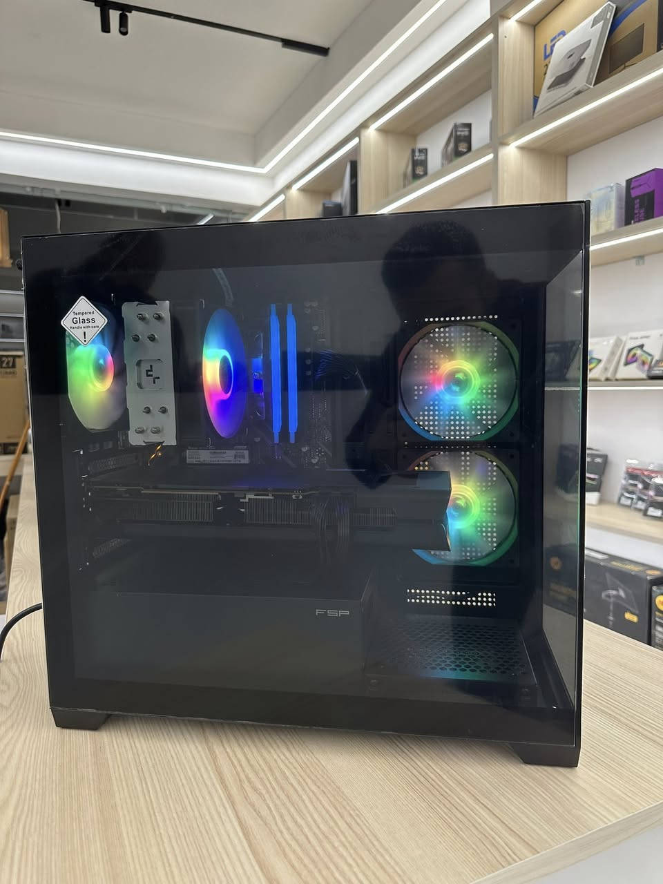 SHEX PC
كل ماتحتاجه لعالم الحاسبات (جملة - ومفرد)
قطع حاسوب 💻 | لابتوب 💻 | طابعات 🖨️
🛠️ صيانة وتصليح احترافية
🎮 تجميعات ألعاب حسب طلبك
🚚 توصيل لجميع المحافظات 
📍دهوك السوق شارع دورة كورك
📩 للطلب والاستفسار
WhatsApp ‪+964 773 416 8767‬

Cpu 5700x
MB B450 gigabyte 
Cooler deepcool ag400
Ram 2x16gb 3600 
Hard 500gb m.2
Gpu rx 6900xt
Psu 850w
Case fsp s340

تجميعة جديدة 
فقط رامات مستعمل 

1,330,000 IQD
