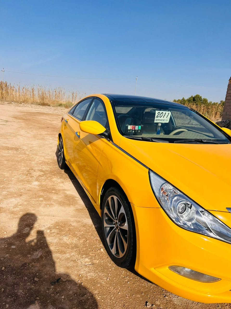 السلام عليكم سوناتا 2011 وارد خليجي سيارة مكفولة من الحادث والتبديل والعيب الشرعي مشروع وطني تحويل ثاني يوم مصفرة هيئة ومرور+ منظومة غاز  عنواني الديوانية الحمزة الشرقي السعر شدة و 5 ورقات وبيها مجال رقم الهاتف ***********
