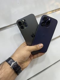 1-ايفون ايفون 14برو ذامره 256 بطاريه 79‎%‎ مبدل شاشه وكاله الجهاز مكفو...