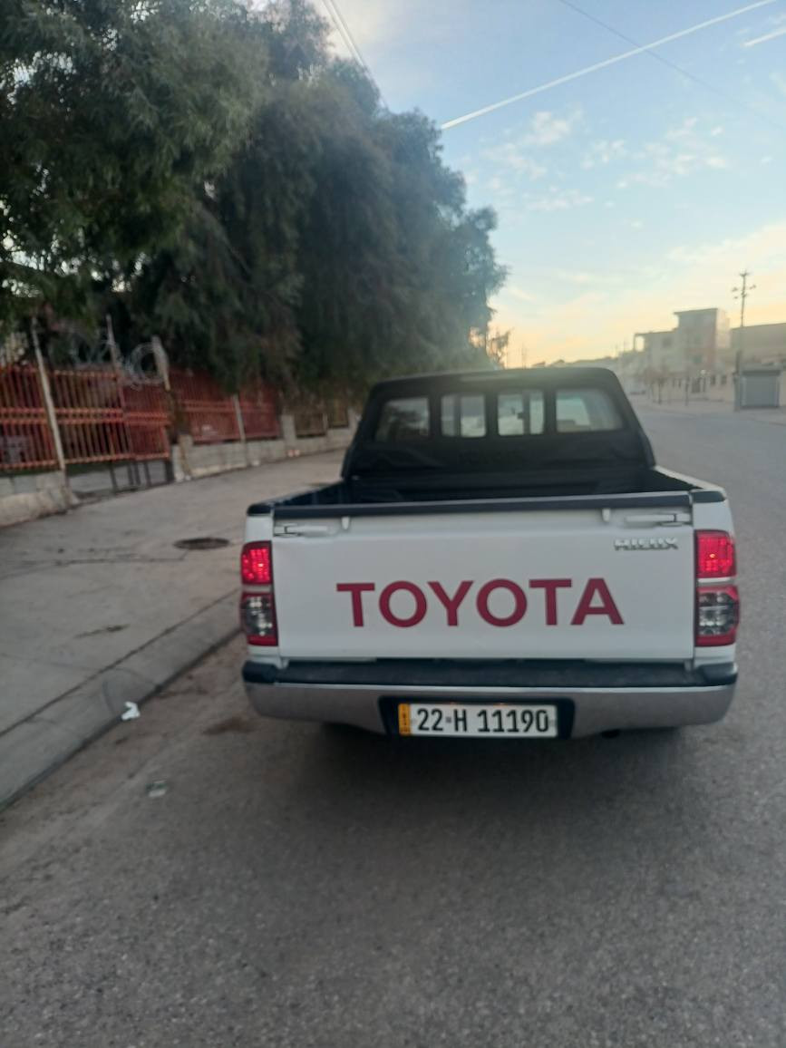 بسماللەالرحمان الرحیم
تیۆتا هایلۆکس 2014بەپلیت نمونەی جوانی وتازەی بەس بۆنیت سبوخە بەبێ ناوگردن تەنهادوشوین ساردوکارتی زوربچوکی هەیە رەسمیم داناوەهەموگیانی بەشەرت سەنەوی لە مانگی 5 ی2024بەسەرجوە مەکینەی کراوەتەوە سعری205معاملە
***********
*********** شمشمل, السليمانية
