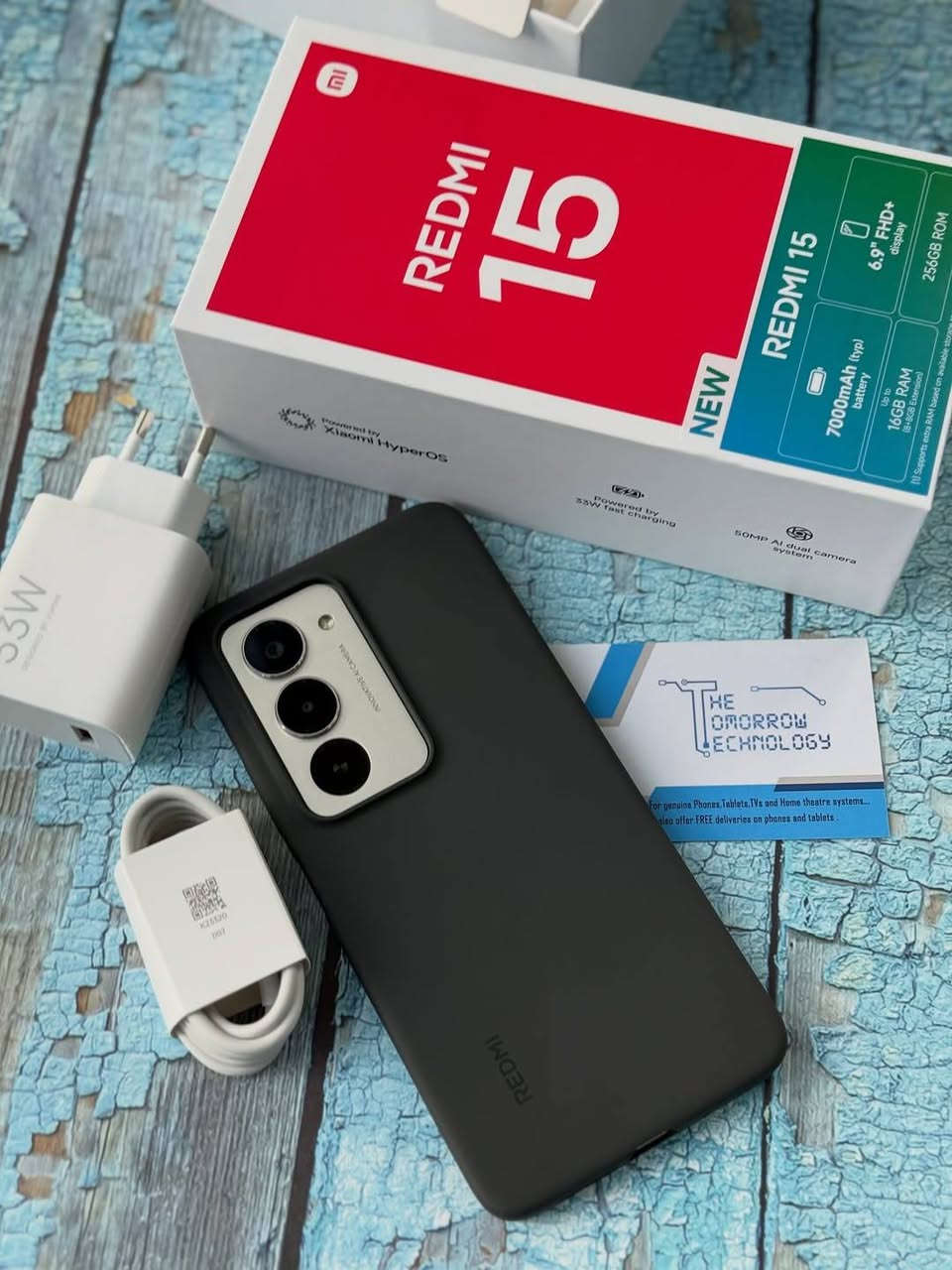 Redmi 15 - Titanium للبيع 
شاشة 6.9 إنچ FHD+ بدقة عالية وتردد 144Hz
• معالج Snapdragon 685 أداء سلس للاستخدام اليومي
• كامرة خلفية 50MP وكامرة سيلفي 8MP
• بطارية 7000mAh (( تنسى الشحن ))
• شحن سريع  Wireless charging + 33W
• بصمة جانبية + Face Unlock
• مقاوم لرذاذ الماء والغبار بمعيار  IP64
• نظام HyperOS 2 الحديث من شاومي
ومكاني ب الحلة ومتوازي على البيع والسعر اخو البلاش  للأستفسار اتصال على الرقم أو واتساب  *********** 📞
