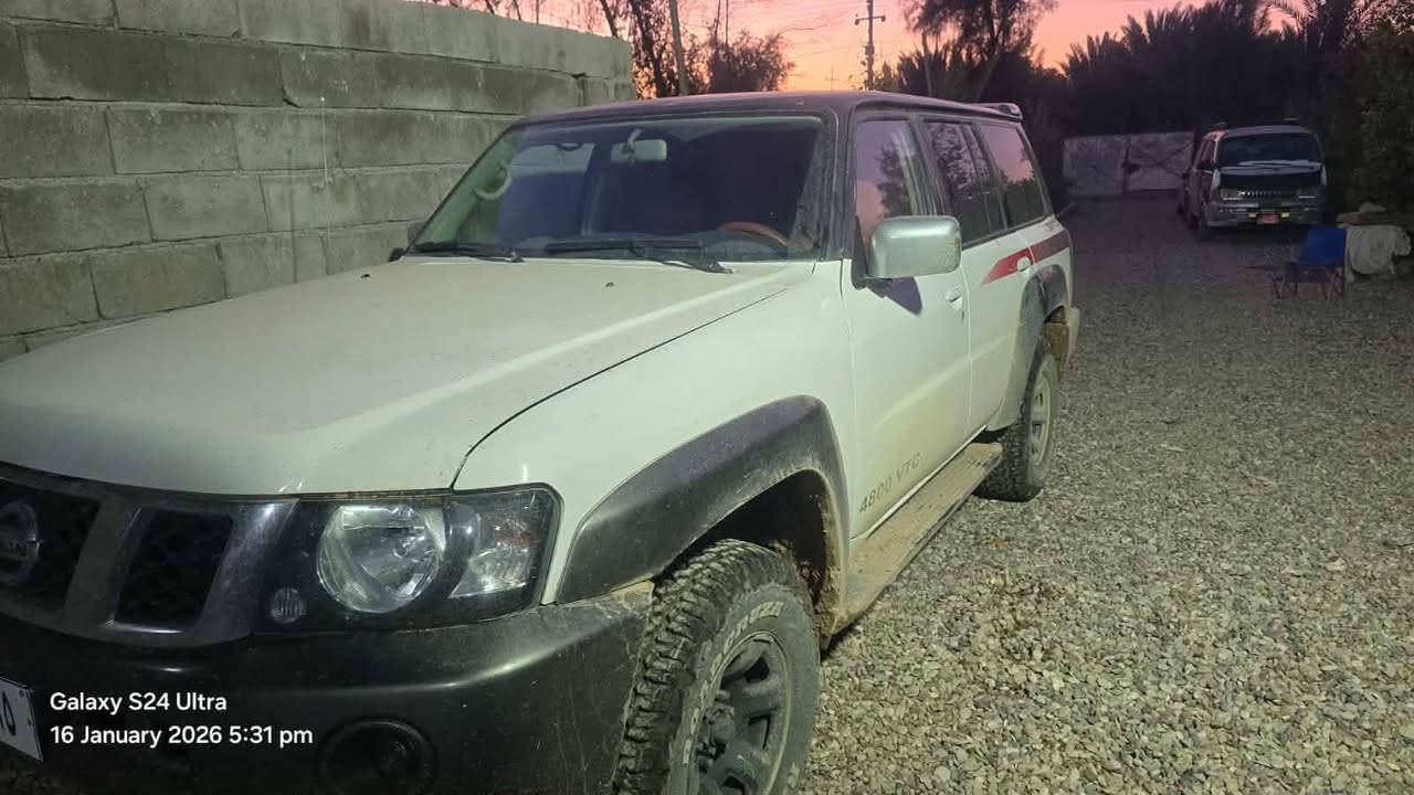 نیسان پاتڕۆڵ سەفاری 2008
شکڵی گۆڕاوە بە 2021
مزایەدەیە و کتابی ڕەقەم کردنی هەیە
مەکێنەی گۆڕاوە بە لێگزز8بستۆن
 سعری 80گەڵایە
 ئەمەش ڕەقەمی خاوەنەکەیەتی
0770 143 1770 السليمانية, العراق
