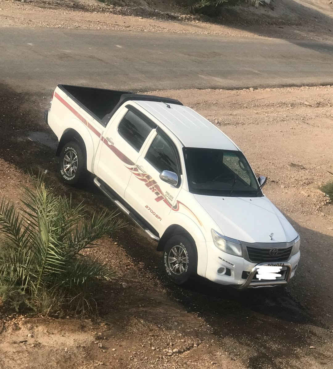 سلام عليكم

TOYOTA HILUX 2013 4X4
حجم محرك 2700
4 سلندر
سياره بدون ضرر 
ايرباك سليم
سياره رقم شمالي سليمانيه 
وكاله سيد نهرو
مواصفات
مرايات جانبيه كهربائيه
كامره
شاشه مع جميع المنافذ 
سياره اعتماديه وجاهزة من كلشي
للبيع - موقع ديالى بعقوبه
‎*********** واتساب
