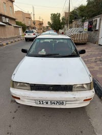 كورلا موديل 1991 رقم بغداد  مكينه بلاديه  تبريد تخم تاير كير ومكينه و ...
