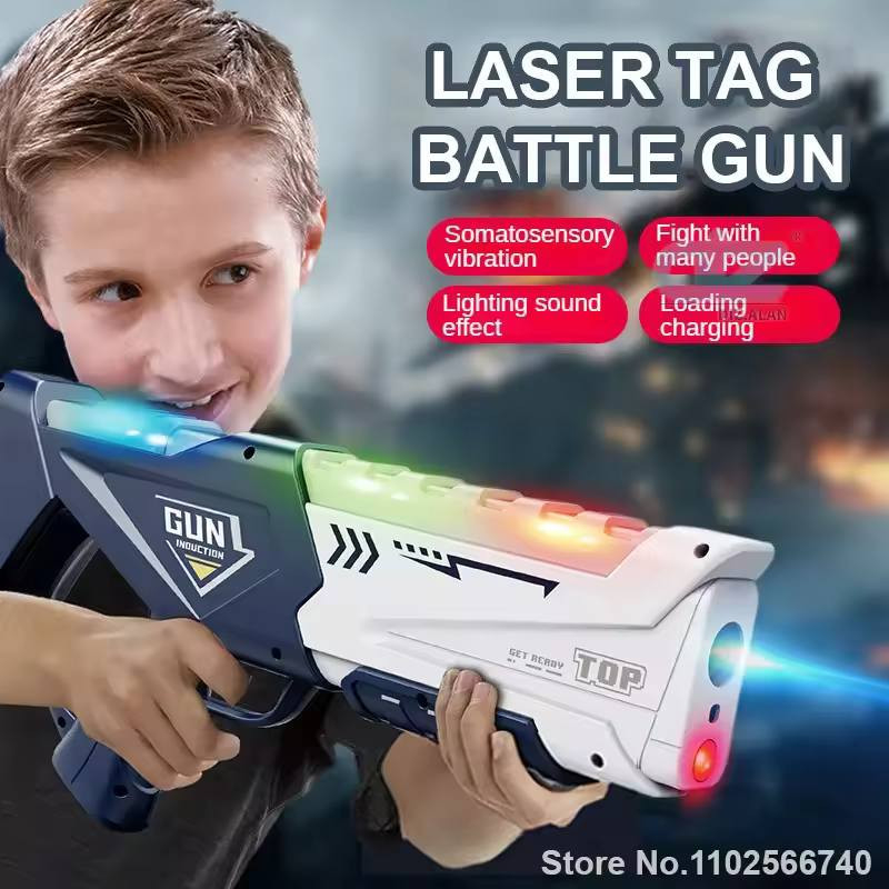 ألعاب ليزر تاغ (Laser Tag) للأطفال والكبار، تتكون عادةً من مسدسين وسترات استقبال.
الميزات: تأثيرات صوتية وضوئية تفاعلية، اهتزاز عند الإصابة
ومؤشر لقيمة نقاط الحياة (HP). 
التشغيل: تعمل بالبطاريات (عادةً بطاريات AAA). 
طريقة اللعب: يمكن اللعب بشكل فردي أو جماعي، حيث تبلغ مسافة التصوير حوالي 10-15 متراً. 
أعلى سعر


**إذا كنت صاحب هذا الإعلان وتريد حذفه لأي سبب، رجاءا أرسل رسالة إلى الدعم الفني**