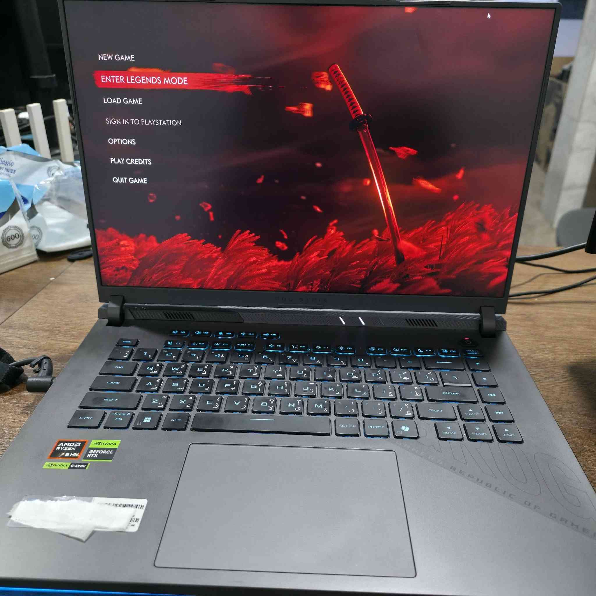 السلام عليكم ورحمة الله...
لابتوبي الشخصي للبيع
 ASUS ROG Strix G16 (2025) G614PR RTX 5070 Ti 12GB  Ryzen 9 8940HX  32GB DDR5  1TB SSD  1920x1200
مواصفاته هي:

المعالج:
AMD Ryzen 9 8940HX

كرت الشاشة:
NVIDIA GeForce RTX 5070 Ti — 12GB GDDR7
يشتغل بـ 140W كامل.

الرام:
32GB DDR5 بسرعة 5200MT/s

التخزين:
1TB SSD NVMe PCIe Gen4
يوجد سلوت M.2 إضافي فاضي للتوسعة

الشاشة:
16 إنش FHD+ (1920×1200) WUXGA، نسبة 16:10
معدل تحديث 165Hz، بانل IPS، زمن استجابة سريع

المنافذ والاتصال:
- HDMI 2.1
- 2× USB-C (يدعمان الشحن)
- 2× USB-A 3.2
- منفذ سماعة 3.5
- Wi-Fi 6E + Bluetooth
- كاميرا HD

اضافات:
- كيبورد RGB لكل مفتاح (per-key) مع أزرار ماكرو M1-M5
- نظام تبريد ROG Intelligent Cooling
- Windows 11 Pro مفعّل 

الحالة:
- نظيف جدًا، مابيه اي خدش
- باقي شهرين بالضمان من شركة الاماني في كربلاء

الأداء:
اللابتوب شخصي واداءه مثالي جدًا بالالعاب والعمل الثقيل وخاصة بفضل تقنيات ال dlss الجديدة فبداخل الالعاب تحصل على فريمات عالية جدًا...

السعر: 3,500,000 دينار وبيه مجال ان شاء الله

اعتذر من عدكم توصيل ماعندي، مكاني كربلاء اذا تحب تجي وتشوفه على راحتك...

سبب البيع: اخذت تجميعة بكرت شاشة عالي لأن شغلي يعتمد على الذكاء الاصطناعي وال vram ضروري عندي...

اذا تحب تشتريه راسلني واتسآب على رقمي:
***********
