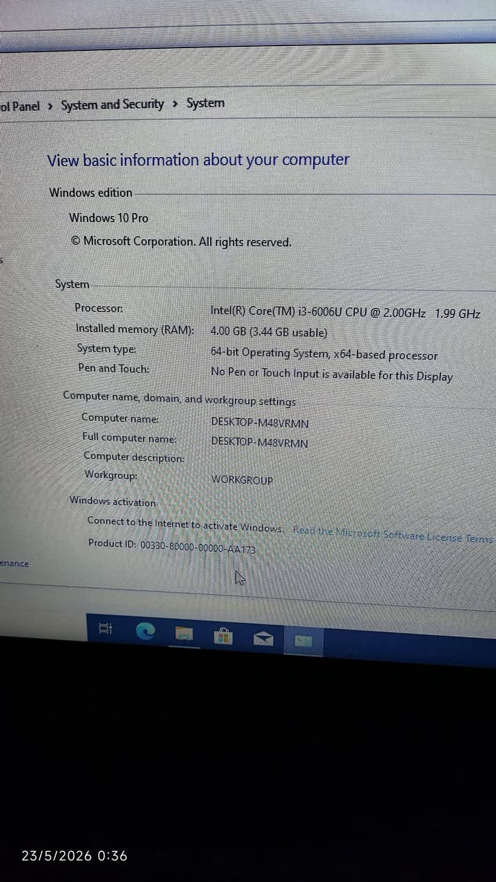 💻 Lenovo v130-15ikb لابتوب للبيع
🔥 المعالج: Intel Core i3 6006U
⚡ الرام: 4GB 
🚀 التخزين: 512GB HDD
🎮 كارت الشاشة داخلي: 2GB HD G 520
🖥 الشاشة: حجم 15.6 HD
💰 السعر: 240,000 دينار عراقي مع التوصيل
الملحقات (شاحنةوكيبوردusb ضوئي وكابل HDMI)


**إذا كنت صاحب هذا الإعلان وتريد حذفه لأي سبب، رجاءا أرسل رسالة إلى الدعم الفني**